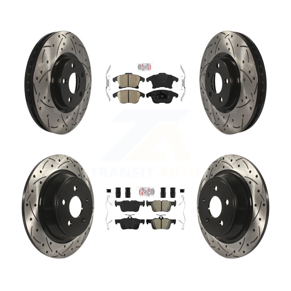 Transit Auto KDA-101447 Disc Brake Kit for 2019-2020 Ford SSV Plug-In Hybrid - Front and Rear product image