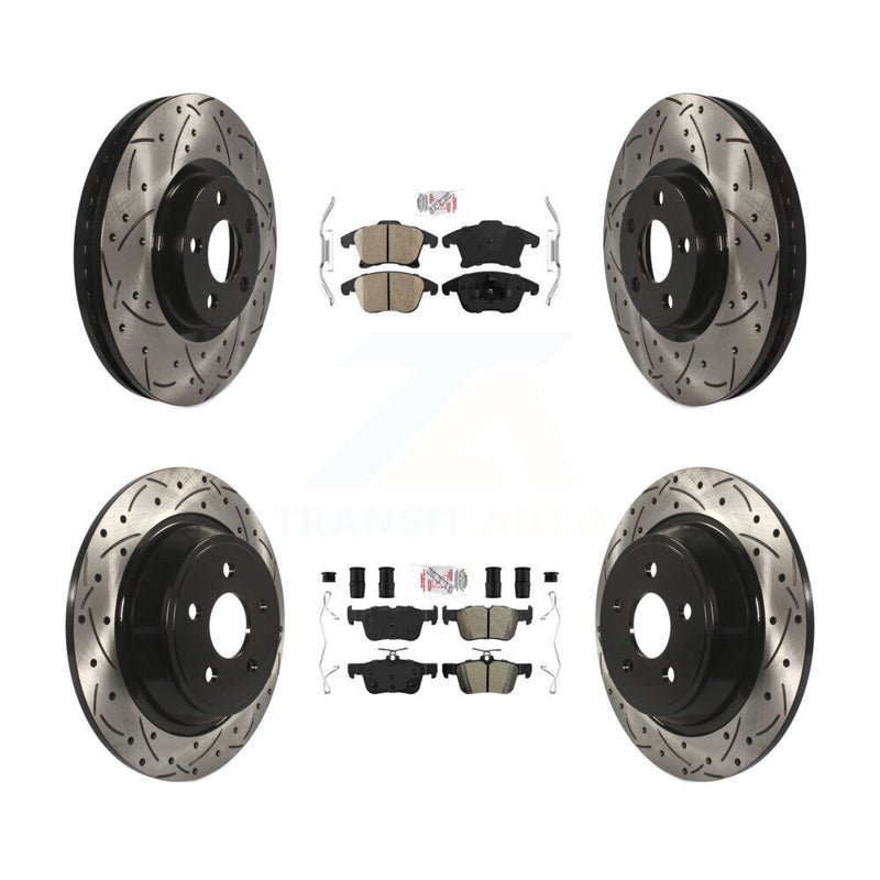 Transit Auto KDA-101447 Disc Brake Kit for 2019-2020 Ford SSV Plug-In Hybrid - Front and Rear product image