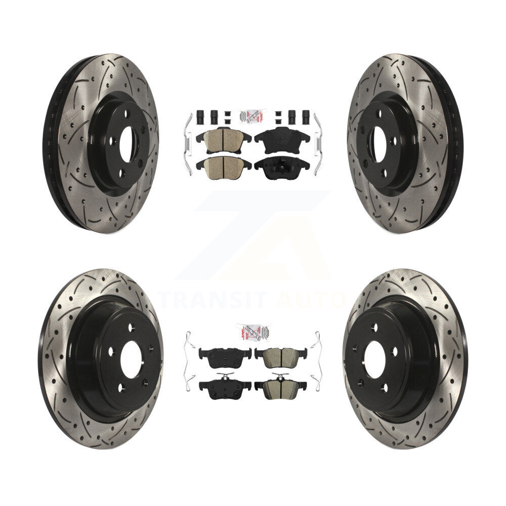 Transit Auto KDA-101448 Disc Brake Kit for 2019-2020 Ford SSV Plug-In Hybrid - Front and Rear product image