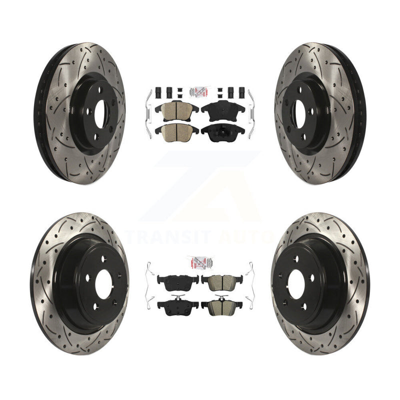 Transit Auto KDA-101448 Disc Brake Kit for 2019-2020 Ford SSV Plug-In Hybrid - Front and Rear product image