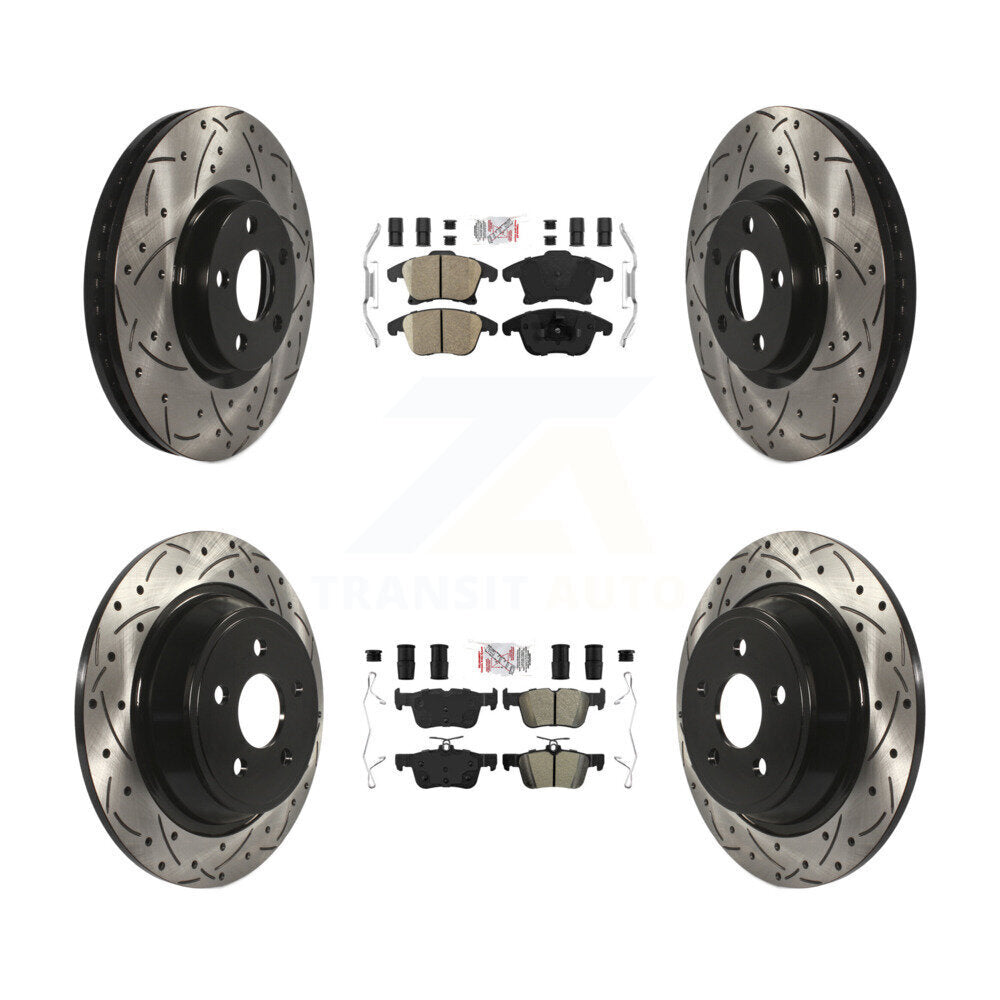 Transit Auto KDA-101449 Disc Brake Kit for 2019-2020 Ford SSV Plug-In Hybrid - Front and Rear product image