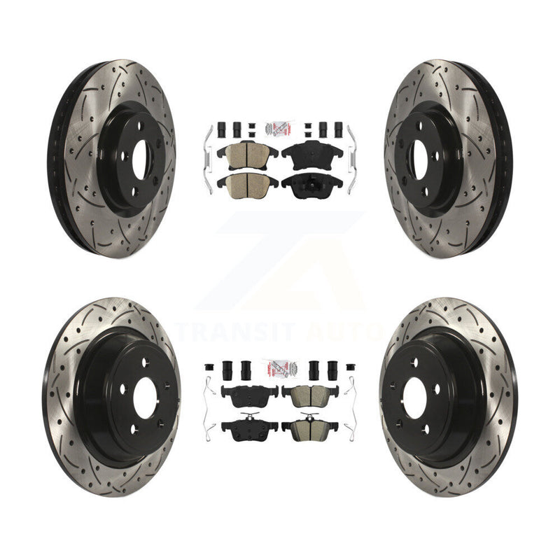 Transit Auto KDA-101449 Disc Brake Kit for 2019-2020 Ford SSV Plug-In Hybrid - Front and Rear product image