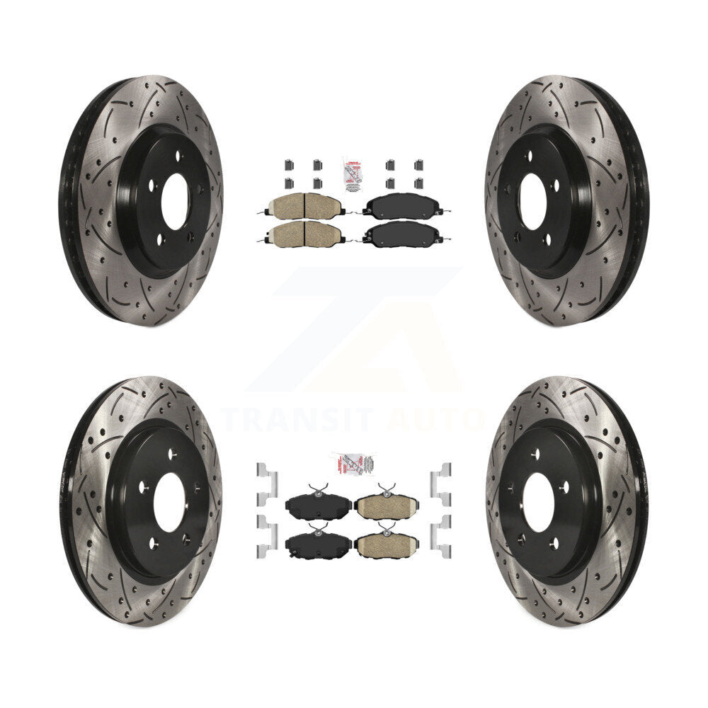 Transit Auto KDA-101452 Disc Brake Kit for 2011-2014 Ford Mustang - Front and Rear product image