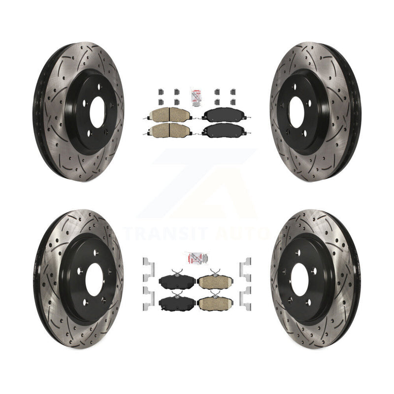 Transit Auto KDA-101452 Disc Brake Kit for 2011-2014 Ford Mustang - Front and Rear product image