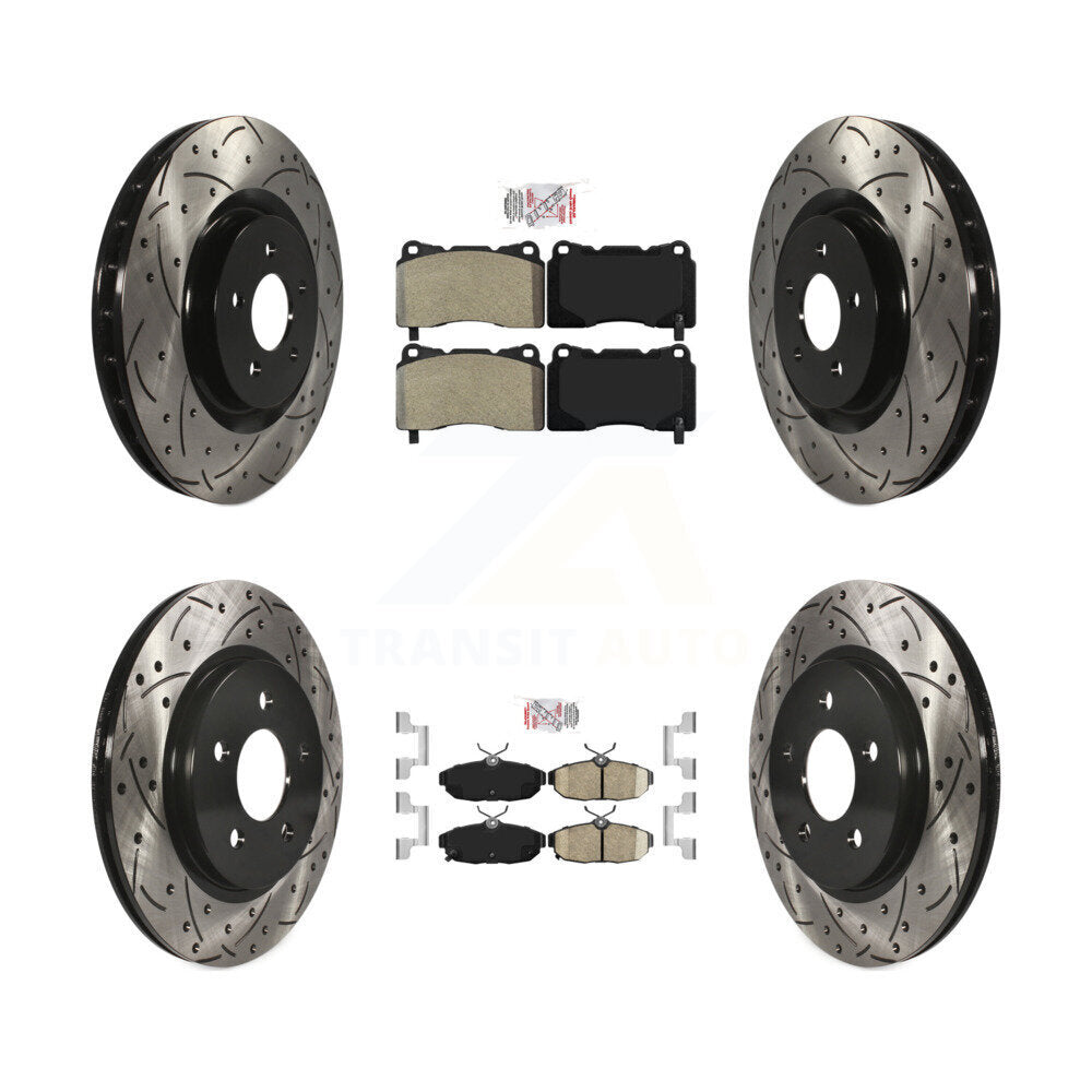 Transit Auto KDA-101453 Disc Brake Kit for 2012 Ford Mustang - Front and Rear product image