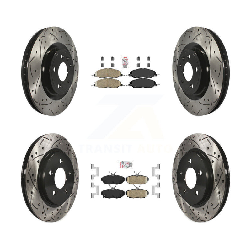 Transit Auto KDA-101454 Disc Brake Kit for 2011-2014 Ford Mustang - Front and Rear product image
