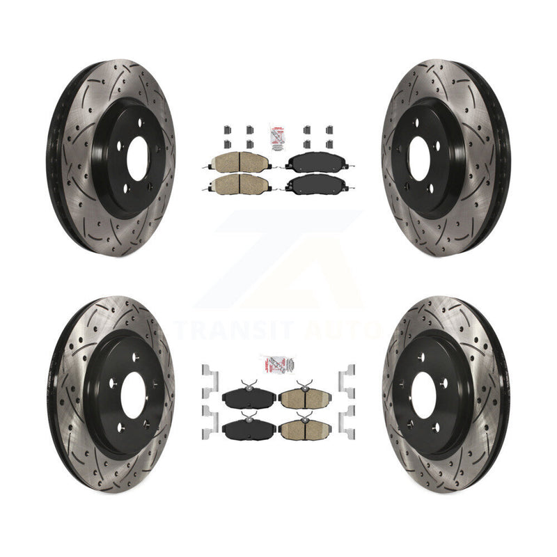 Transit Auto KDA-101458 Disc Brake Kit for 2005-2010 Ford Mustang - Front and Rear product image