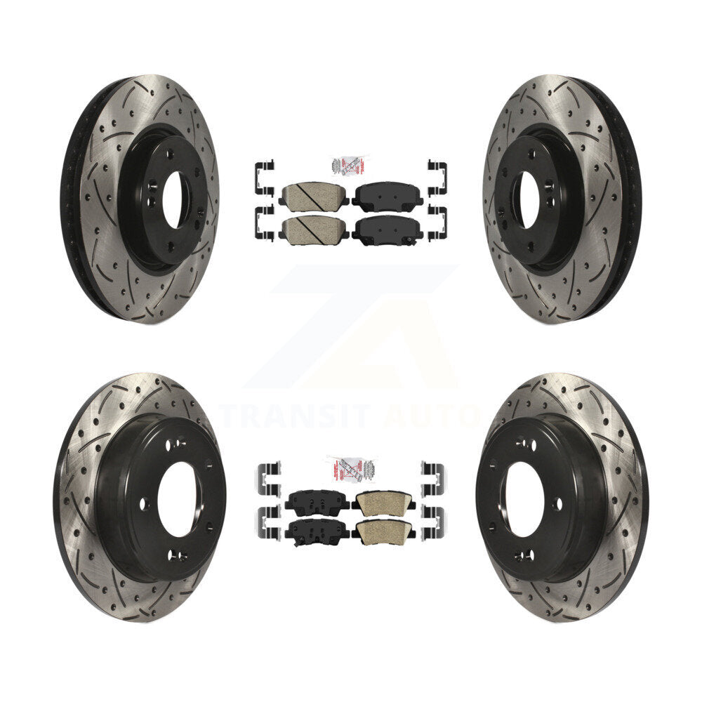 Transit Auto KDA-101463 Disc Brake Kit for 2014-2016 Kia Forte, Kia Forte Koup, Kia Forte5 - Front and Rear product image