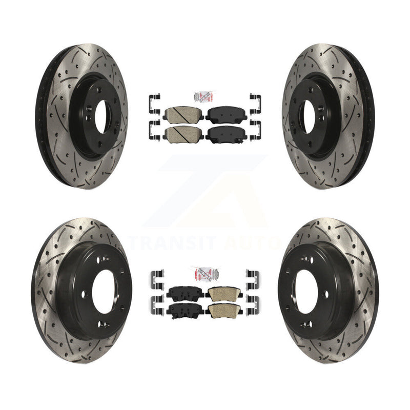 Transit Auto KDA-101463 Disc Brake Kit for 2014-2016 Kia Forte, Kia Forte Koup, Kia Forte5 - Front and Rear product image