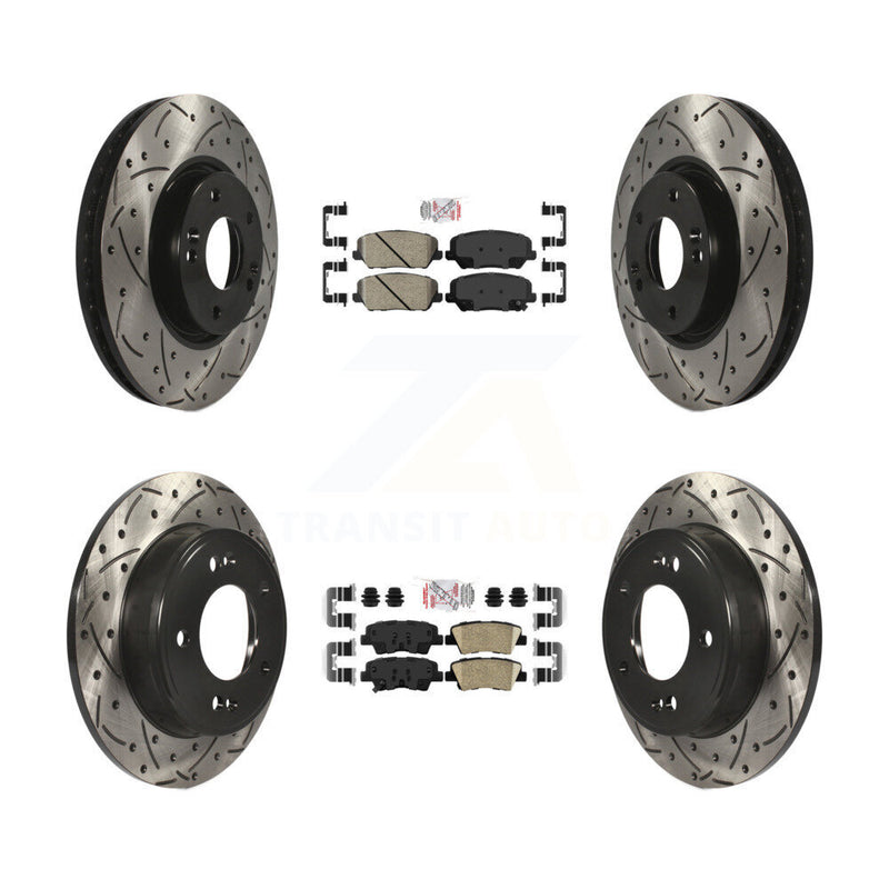 Transit Auto KDA-101464 Disc Brake Kit for 2014-2016 Kia Forte, Kia Forte Koup, Kia Forte5 - Front and Rear product image