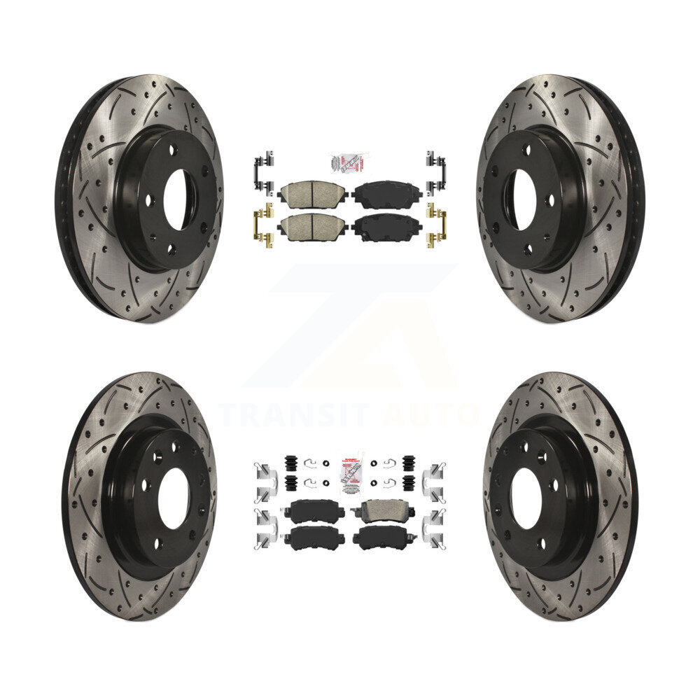 Transit Auto KDA-101469 Disc Brake Kit for 2016-2018 Mazda CX-3 - Front and Rear product image