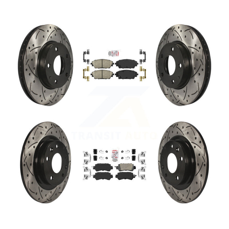 Transit Auto KDA-101469 Disc Brake Kit for 2016-2018 Mazda CX-3 - Front and Rear product image