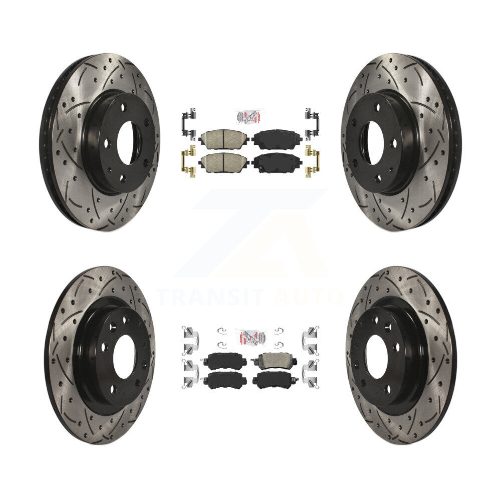 Transit Auto KDA-101470 Disc Brake Kit for 2016-2018 Mazda CX-3 - Front and Rear product image