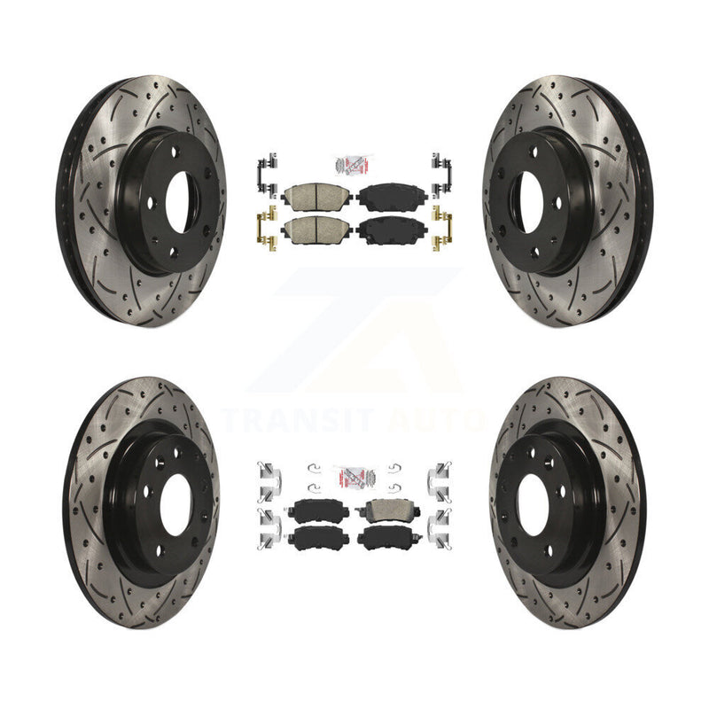 Transit Auto KDA-101470 Disc Brake Kit for 2016-2018 Mazda CX-3 - Front and Rear product image