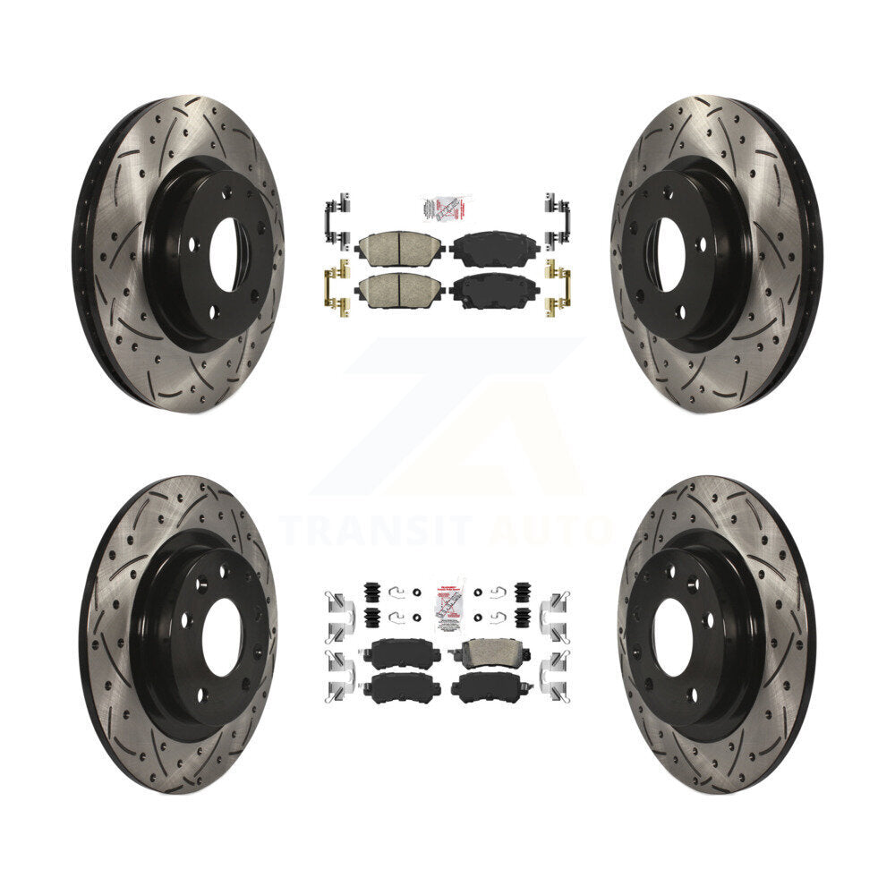 Transit Auto KDA-101471 Disc Brake Kit for 2016-2018 Mazda CX-3 - Front and Rear product image