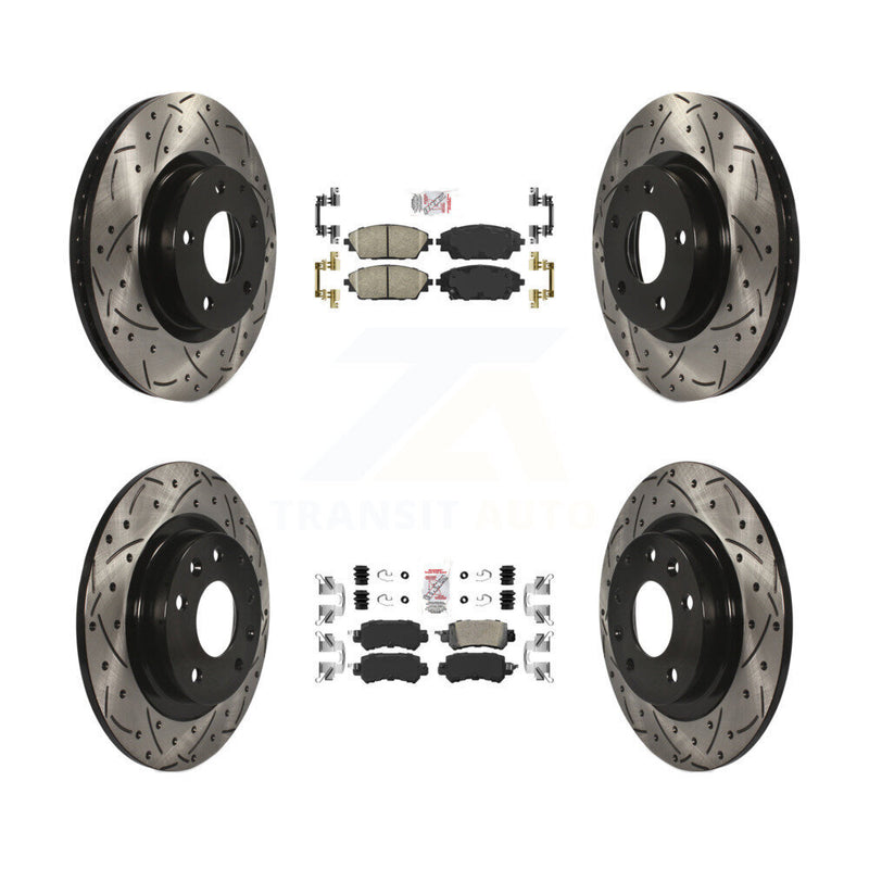 Transit Auto KDA-101471 Disc Brake Kit for 2016-2018 Mazda CX-3 - Front and Rear product image