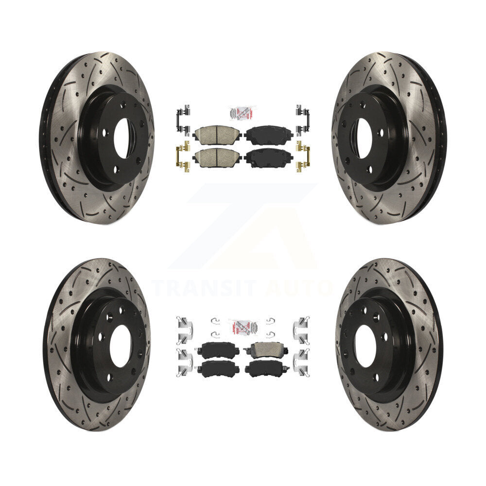 Transit Auto KDA-101472 Disc Brake Kit for 2016-2018 Mazda CX-3 - Front and Rear product image
