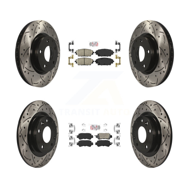 Transit Auto KDA-101472 Disc Brake Kit for 2016-2018 Mazda CX-3 - Front and Rear product image