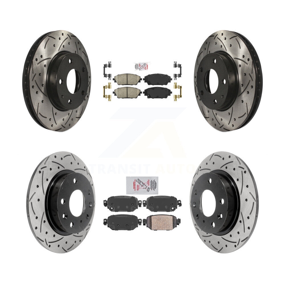 Transit Auto KDA-101473 Disc Brake Kit for 2019-2022 Mazda CX-3 - Front and Rear product image