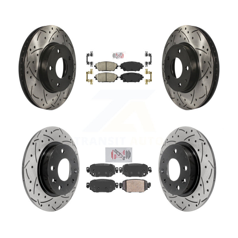 Transit Auto KDA-101473 Disc Brake Kit for 2019-2022 Mazda CX-3 - Front and Rear product image