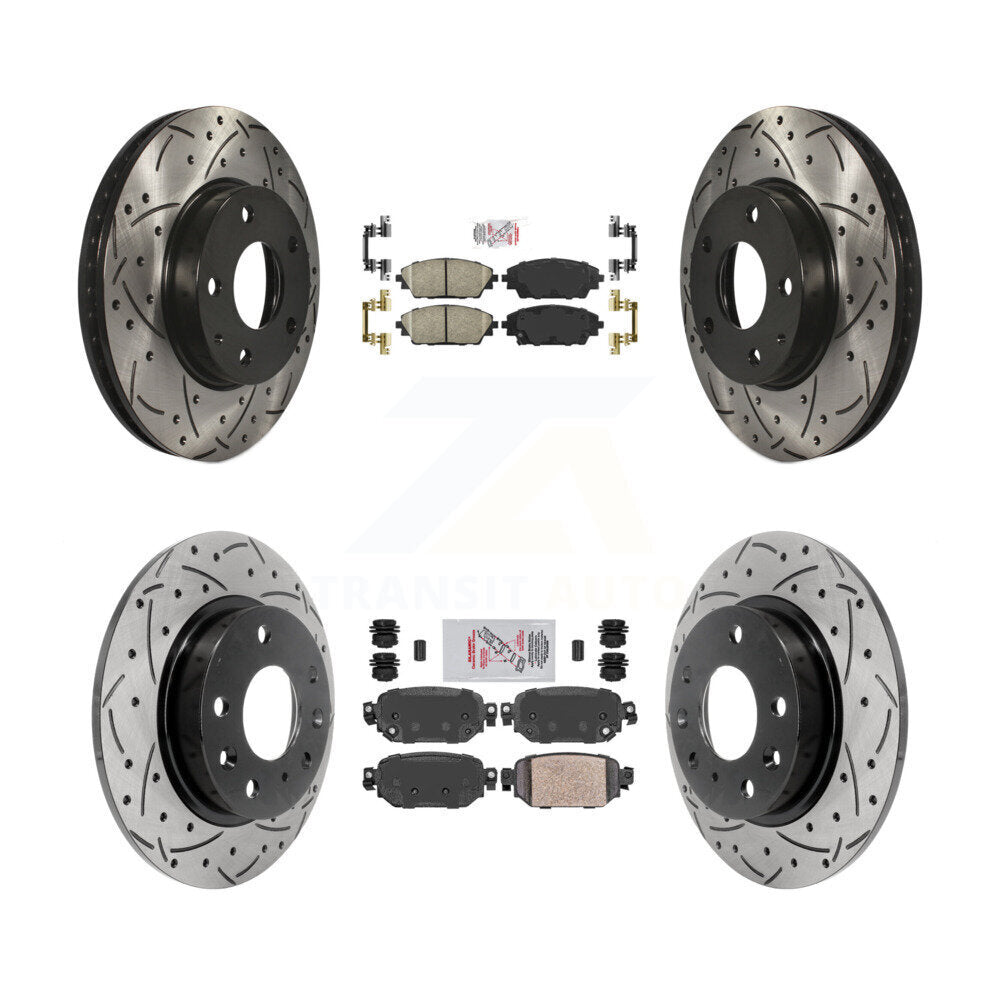 Transit Auto KDA-101474 Disc Brake Kit for 2019-2022 Mazda CX-3 - Front and Rear product image