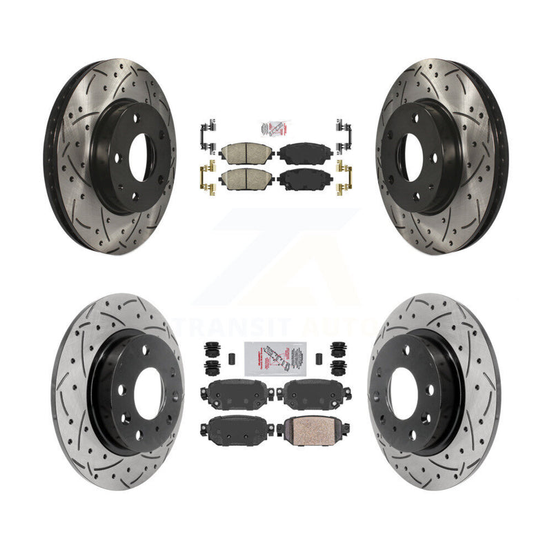 Transit Auto KDA-101474 Disc Brake Kit for 2019-2022 Mazda CX-3 - Front and Rear product image
