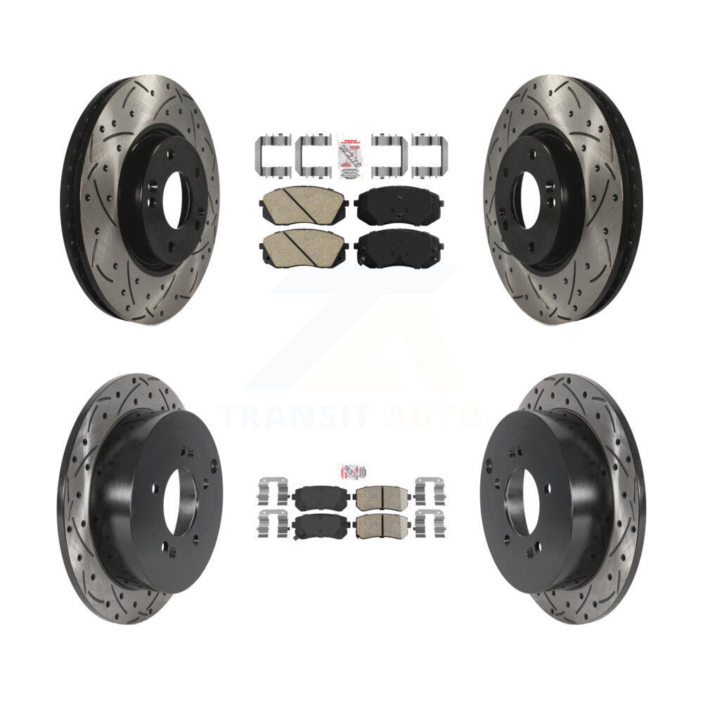 Transit Auto KDA-101476 Disc Brake Kit for 2010-2016 Hyundai Tucson, Kia Sportage - Front and Rear product image