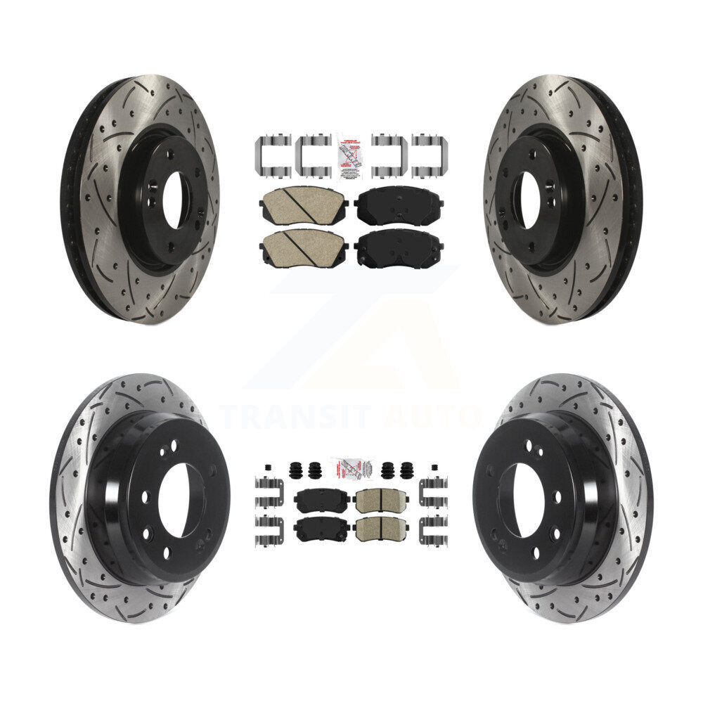 Transit Auto KDA-101477 Disc Brake Kit for 2012-2016 Hyundai Tucson, Kia Sportage - Front and Rear product image