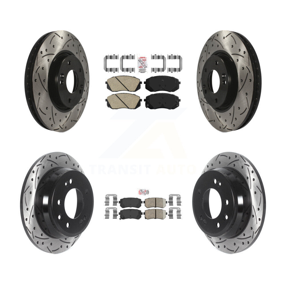 Transit Auto KDA-101478 Disc Brake Kit for 2012-2016 Hyundai Tucson, Kia Sportage - Front and Rear product image