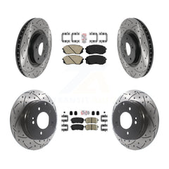 Transit Auto KDA-101479 Disc Brake Kit for 2014-2017 Hyundai Tucson, Kia Cadenza - Front and Rear product image