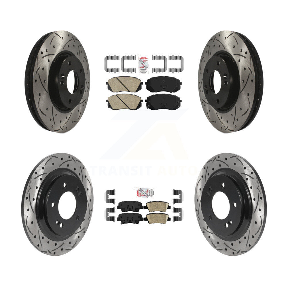 Transit Auto KDA-101485 Disc Brake Kit for 2015-2016 Kia Soul EV - Front and Rear product image