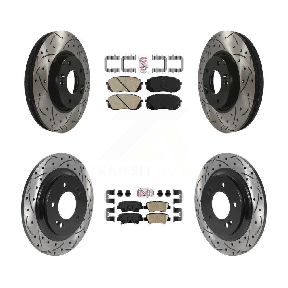 Transit Auto KDA-101486 Disc Brake Kit for 2015-2016 Kia Soul EV - Front and Rear product image
