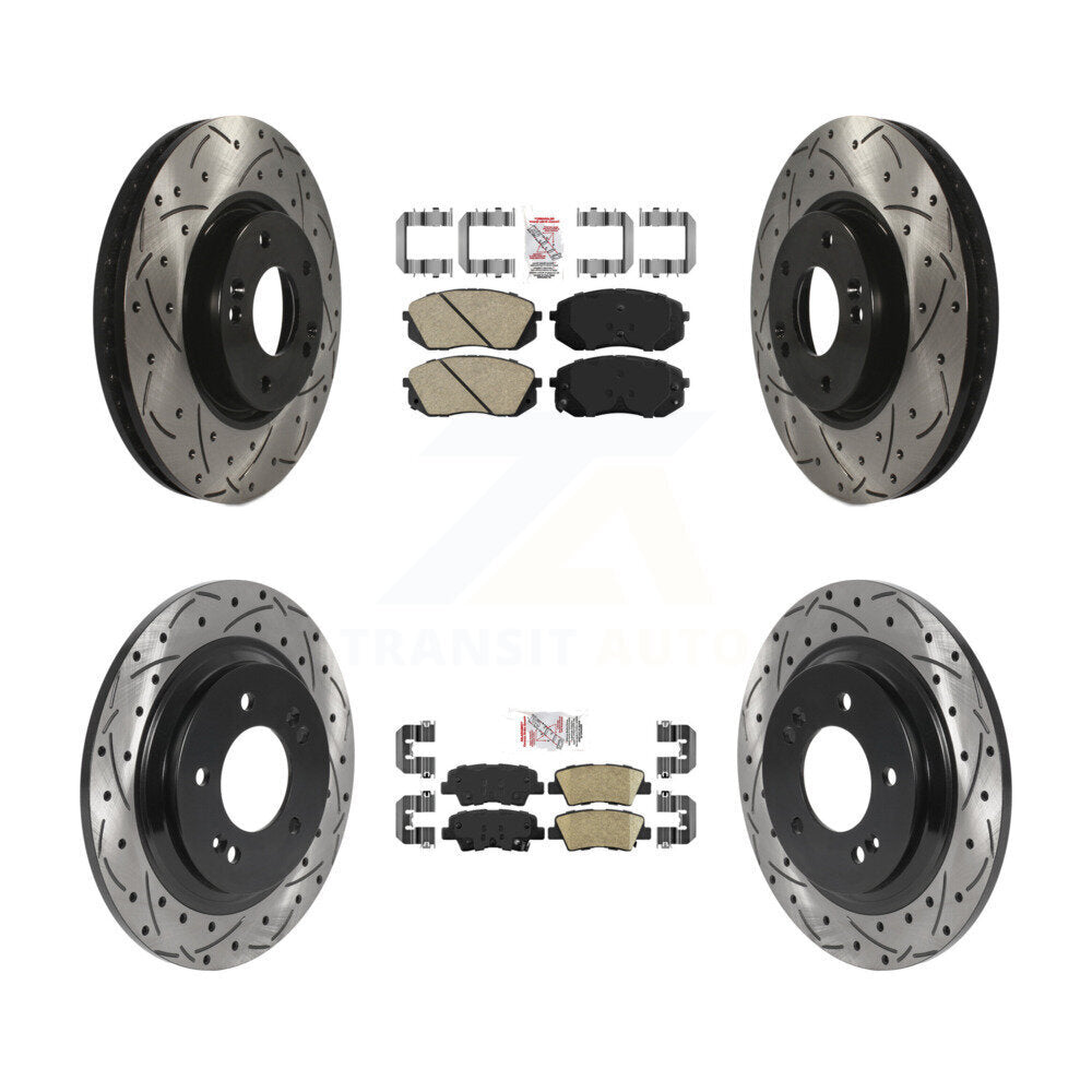 Transit Auto KDA-101487 Disc Brake Kit for 2016 Kia Soul EV - Front and Rear product image
