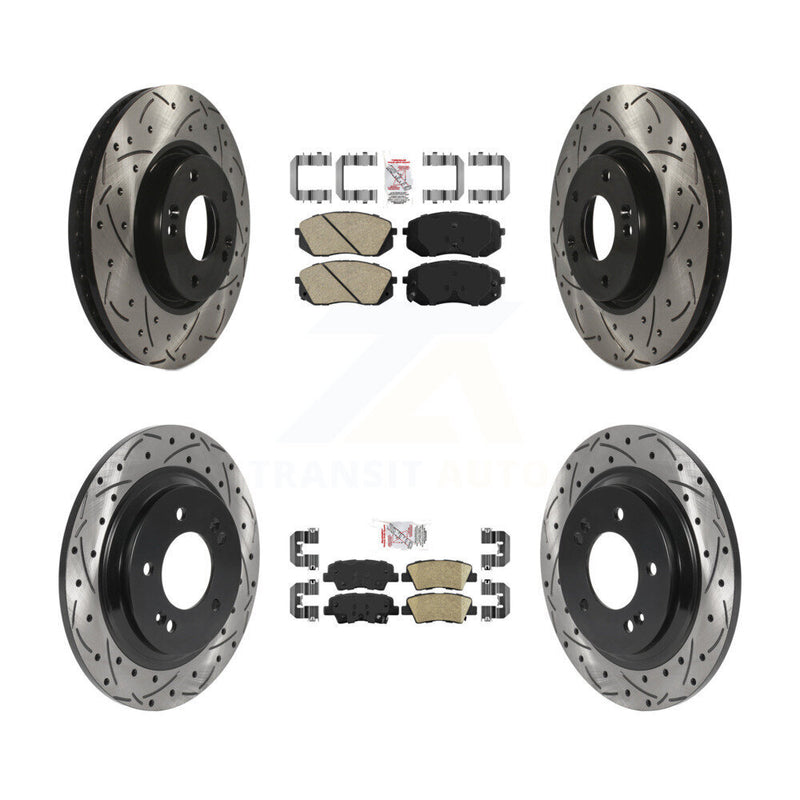 Transit Auto KDA-101487 Disc Brake Kit for 2016 Kia Soul EV - Front and Rear product image