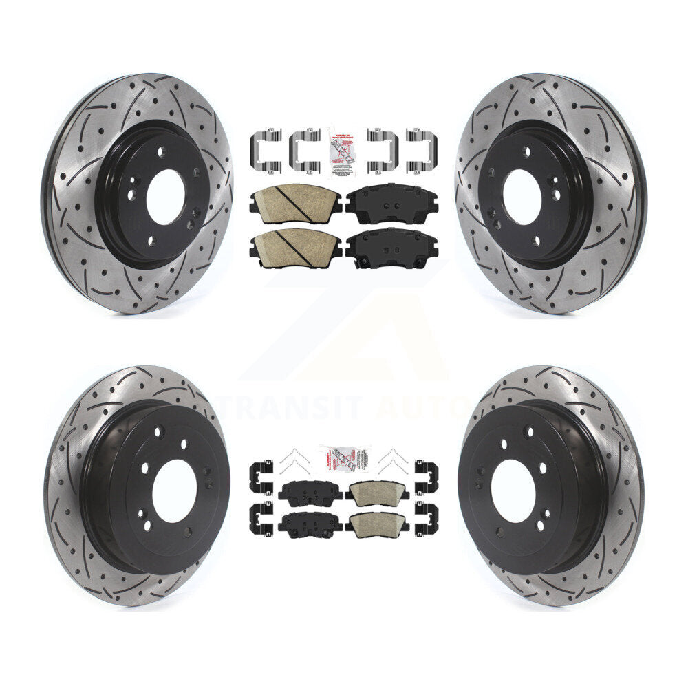 Transit Auto KDA-101488 Disc Brake Kit for 2016-2022 Hyundai Tucson, Kia Sportage - Front and Rear product image