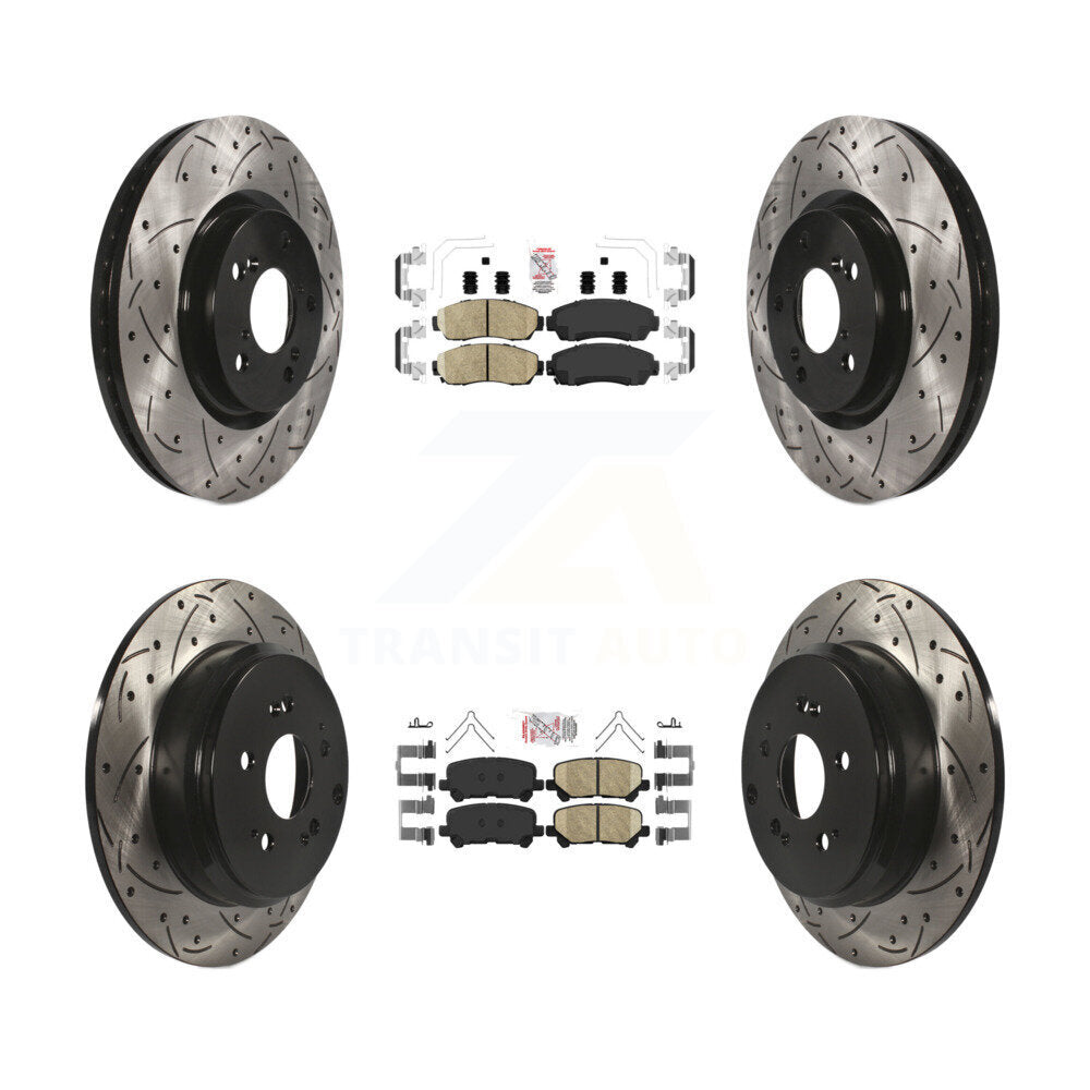 Transit Auto KDA-101498 Disc Brake Kit for 2011-2014 Honda Odyssey - Front and Rear product image