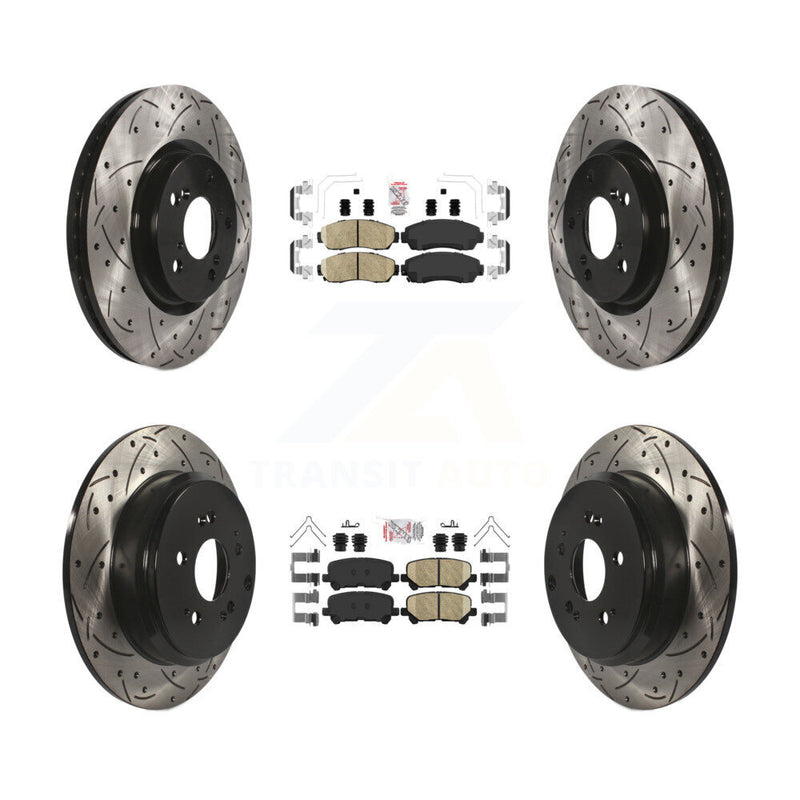 Transit Auto KDA-101499 Disc Brake Kit for 2011-2014 Honda Odyssey - Front and Rear product image