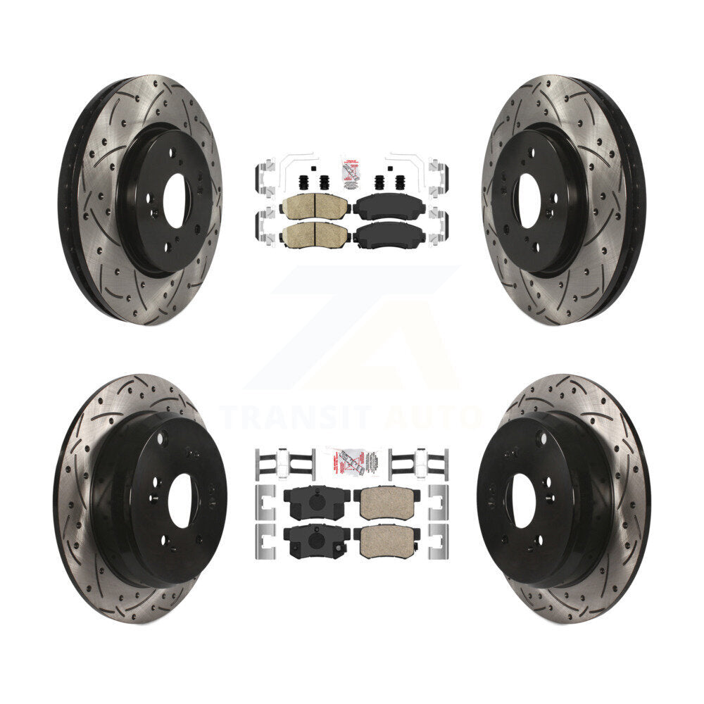 Transit Auto KDA-101502 Disc Brake Kit for 2007-2012 Acura RDX - Front and Rear product image