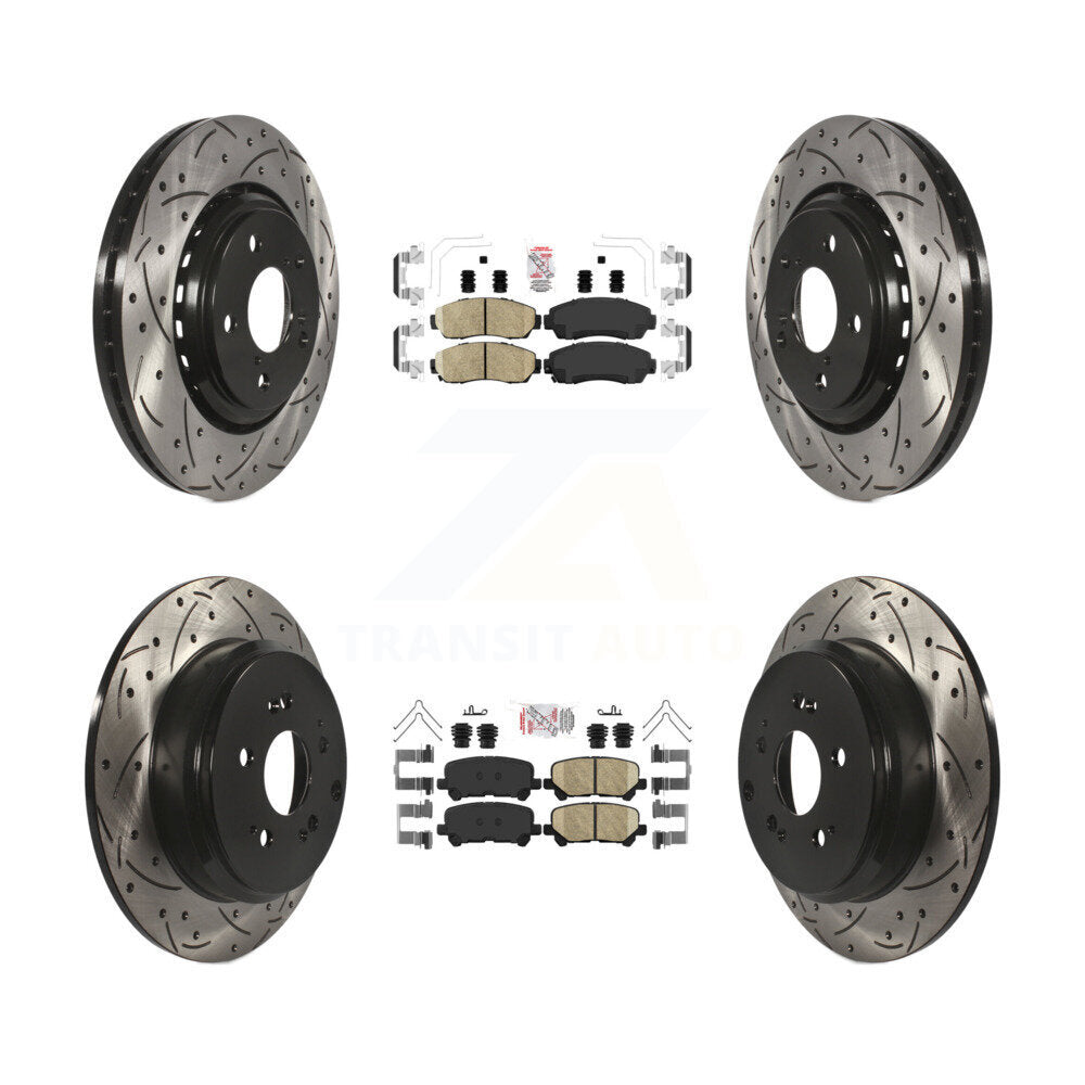 Transit Auto KDA-101505 Disc Brake Kit for 2015-2017 Honda Odyssey - Front and Rear product image