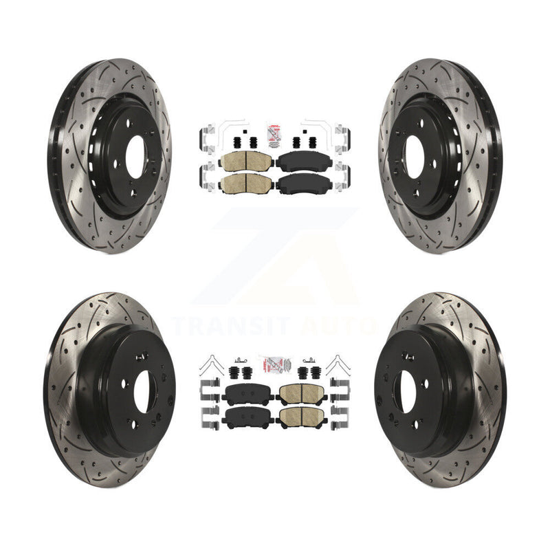 Transit Auto KDA-101505 Disc Brake Kit for 2015-2017 Honda Odyssey - Front and Rear product image