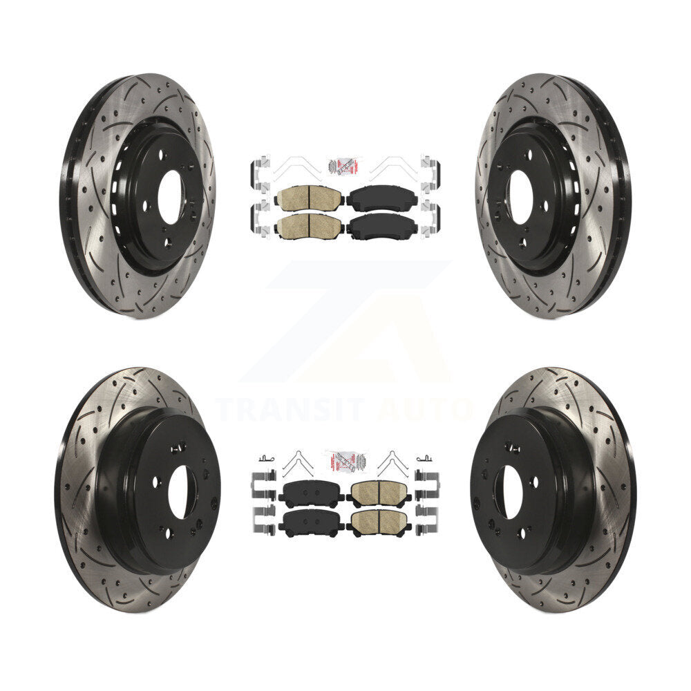 Transit Auto KDA-101506 Disc Brake Kit for 2015-2017 Honda Odyssey - Front and Rear product image