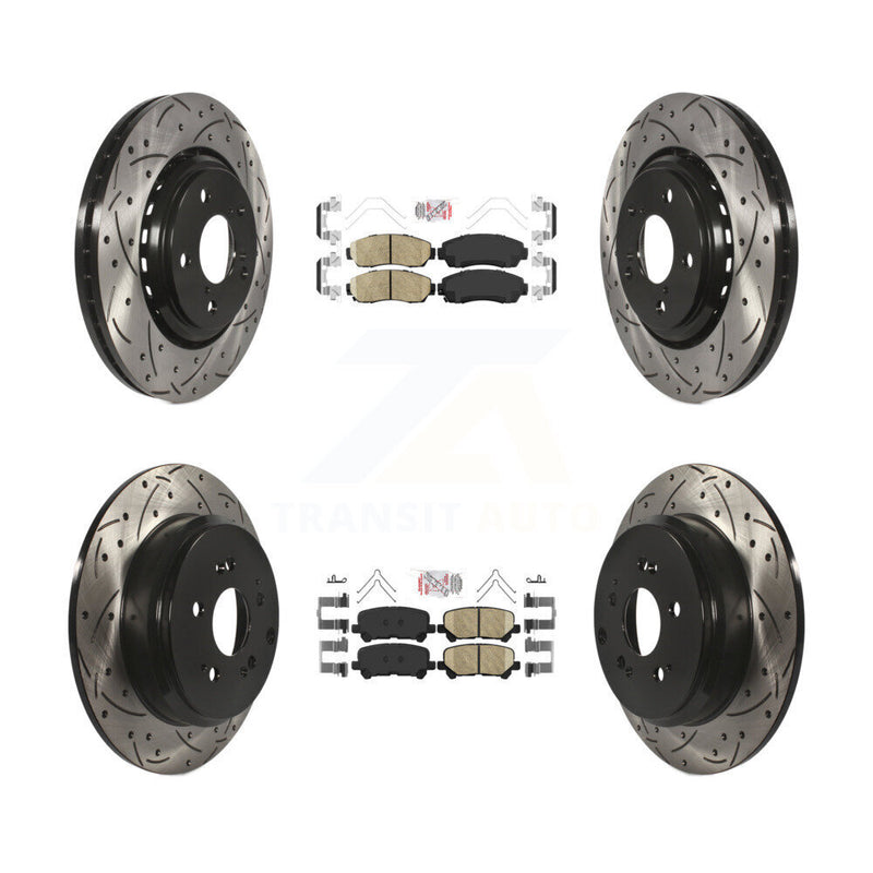 Transit Auto KDA-101506 Disc Brake Kit for 2015-2017 Honda Odyssey - Front and Rear product image