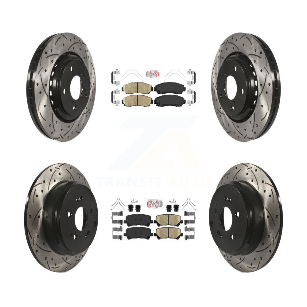Transit Auto KDA-101507 Disc Brake Kit for 2015-2017 Honda Odyssey - Front and Rear product image