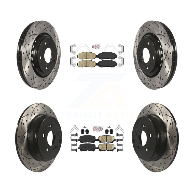 Transit Auto KDA-101507 Disc Brake Kit for 2015-2017 Honda Odyssey - Front and Rear product image