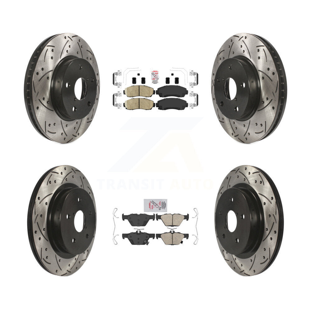 Transit Auto KDA-101508 Disc Brake Kit for 2016-2019 Subaru Legacy - Front and Rear product image
