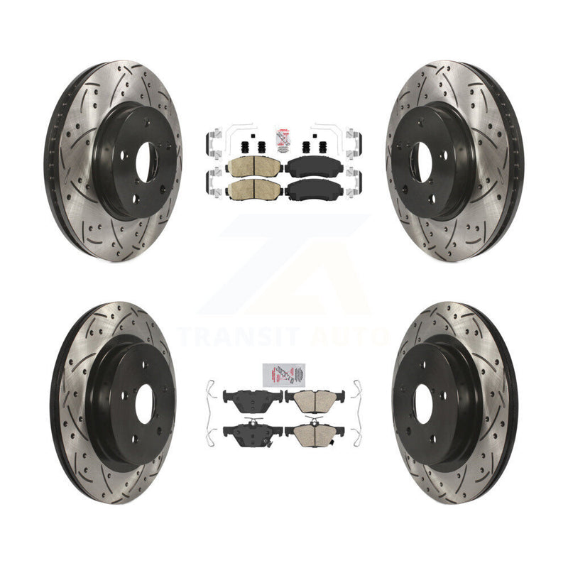 Transit Auto KDA-101508 Disc Brake Kit for 2016-2019 Subaru Legacy - Front and Rear product image