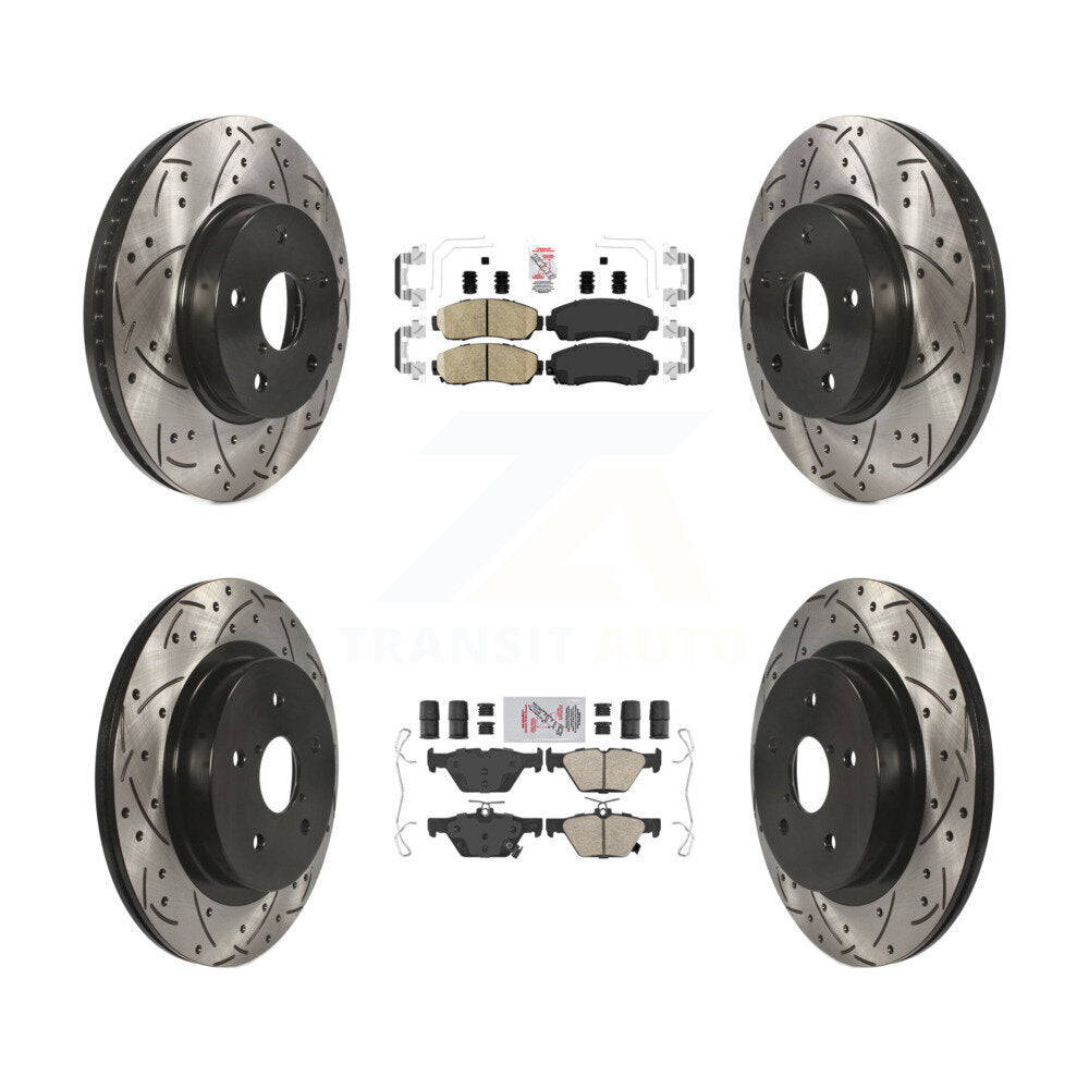 Transit Auto KDA-101509 Disc Brake Kit for 2016-2019 Subaru Legacy - Front and Rear product image