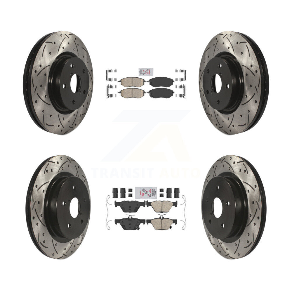 Transit Auto KDA-101511 Disc Brake Kit for 2015-2021 Subaru WRX, Subaru Legacy, Subaru Outback - Front and Rear product image