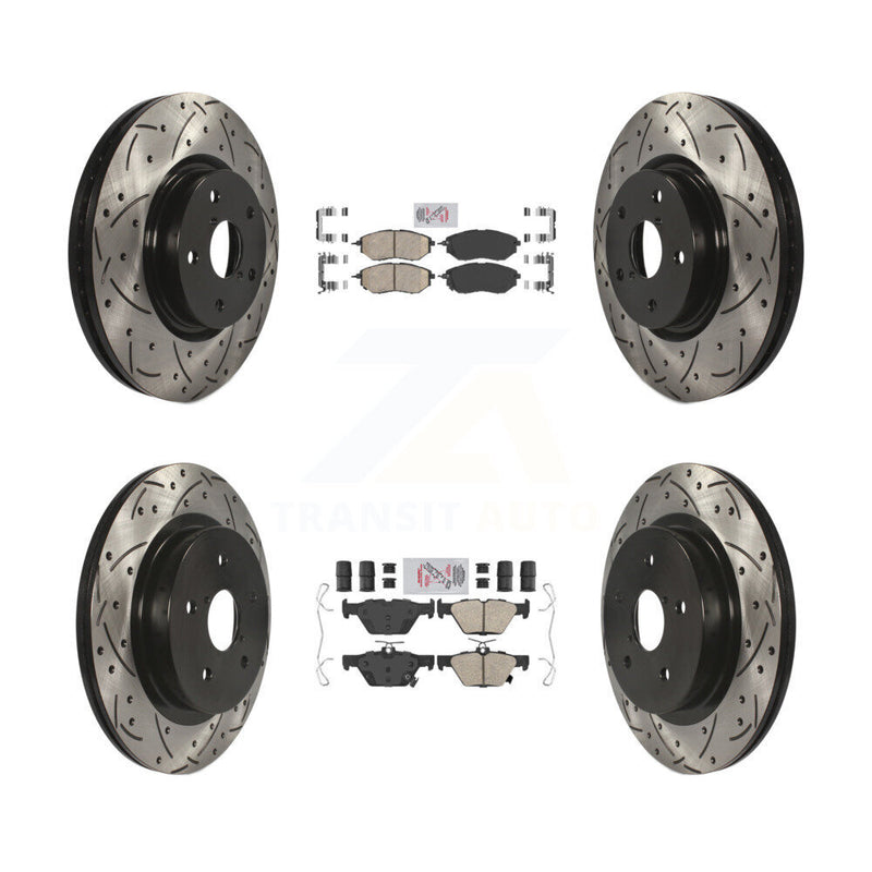 Transit Auto KDA-101511 Disc Brake Kit for 2015-2021 Subaru WRX, Subaru Legacy, Subaru Outback - Front and Rear product image