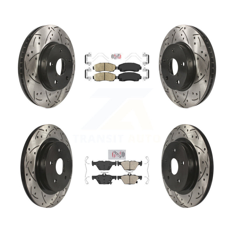Transit Auto KDA-101512 Disc Brake Kit for 2016-2019 Subaru Legacy - Front and Rear product image